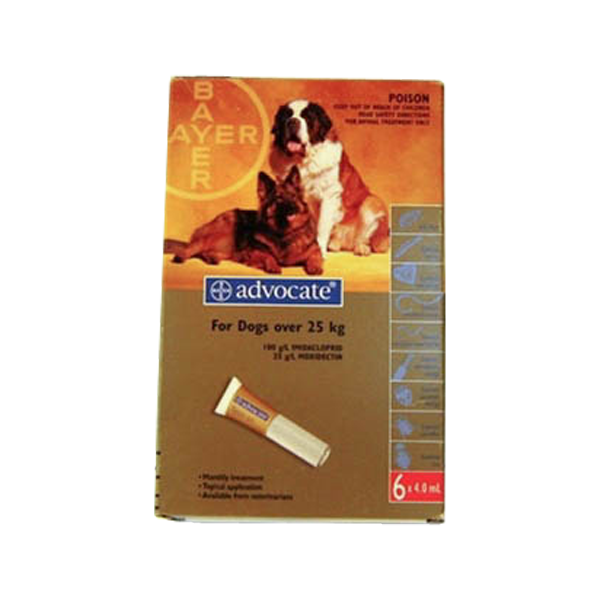 Advocate X Large Dog 25kg 6 pack