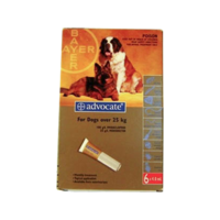 Advocate X Large Dog 25kg+(6 pack)