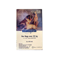 Advantage X Large Dog 25kg+ 6 x 4.0 mls