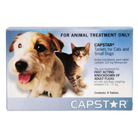 Capstar 11 6 tabs for Small Dogs & Cats0.5 -11 kg