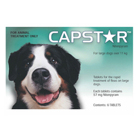 Capstar 57 6's for Large Dogs11.1-57kg