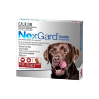 NexGard Chewables for dogs 25.1 - 50 Kg 3 PACK
